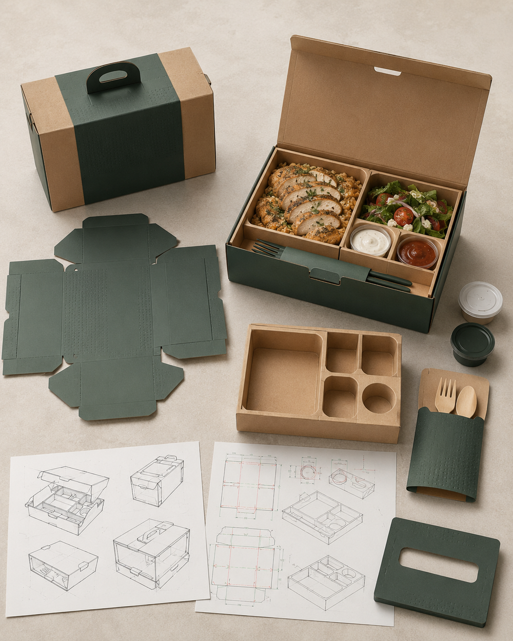 Bespoke branded packaging concept for IF Brand Works