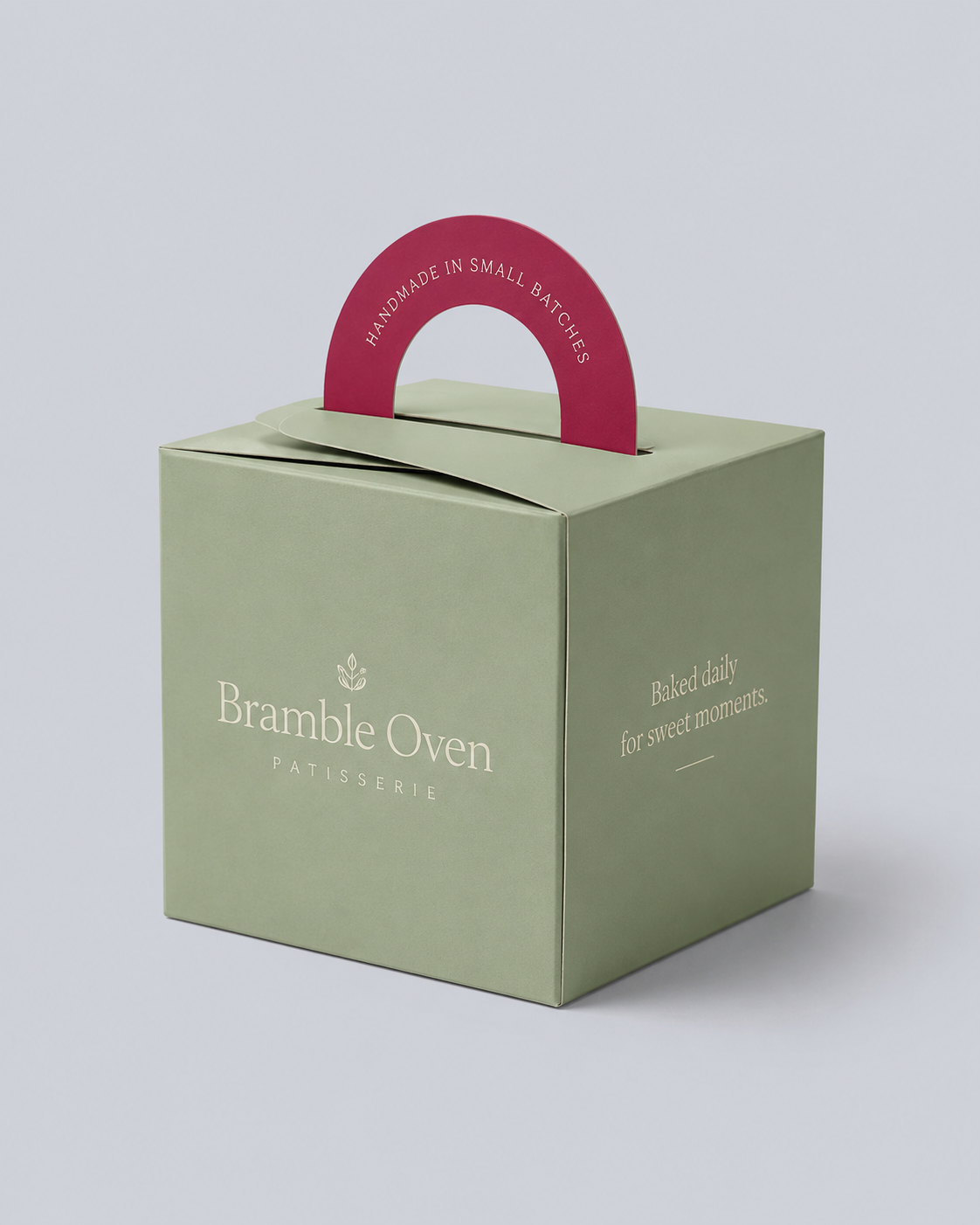 Custom branded cake boxes for cafés, restaurants and hospitality businesses – IF Brand Works (view 2)