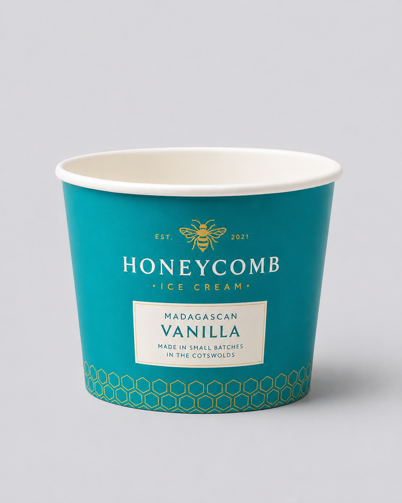 Custom branded ice cream cup