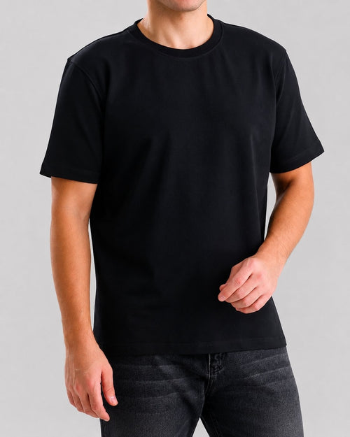Custom branded classic crew neck t-shirt for cafés, restaurants and hospitality businesses – IF Brand Works (view 2)