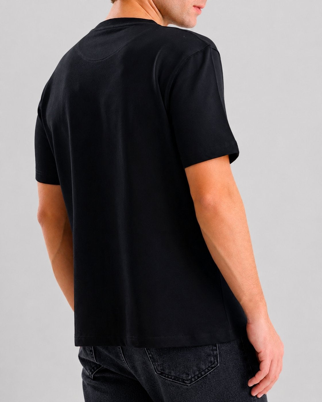 Custom branded classic crew neck t-shirt for cafés, restaurants and hospitality businesses – IF Brand Works (view 12)