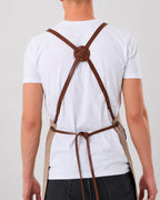 Custom branded victoria apron for cafés, restaurants and hospitality businesses – IF Brand Works (view 25)