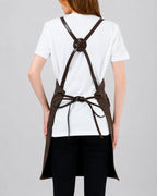 Custom branded victoria apron for cafés, restaurants and hospitality businesses – IF Brand Works (view 24)