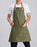 Custom branded henry apron for cafés, restaurants and hospitality businesses – IF Brand Works (view 5)