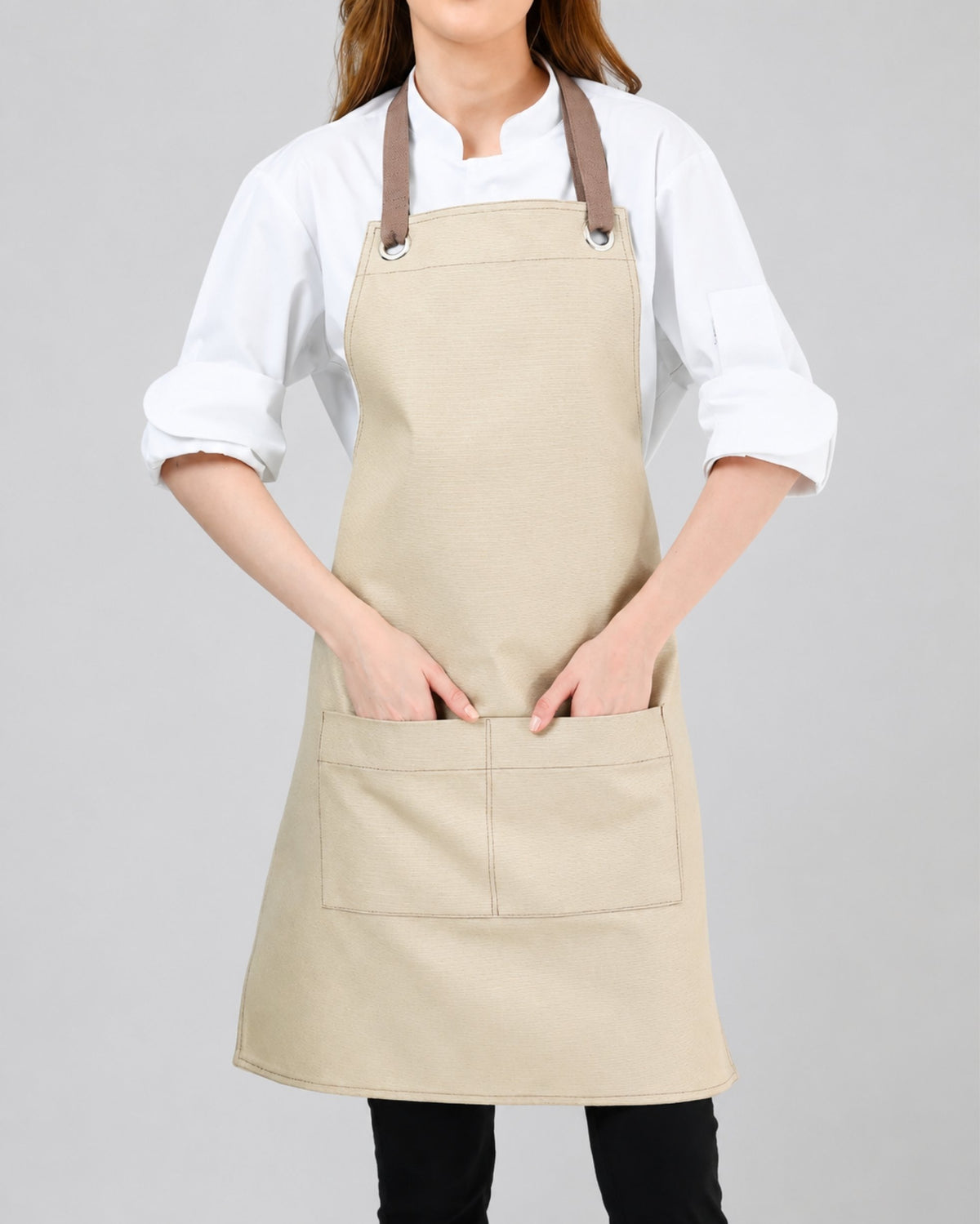 Custom branded henry apron for cafés, restaurants and hospitality businesses – IF Brand Works (view 20)