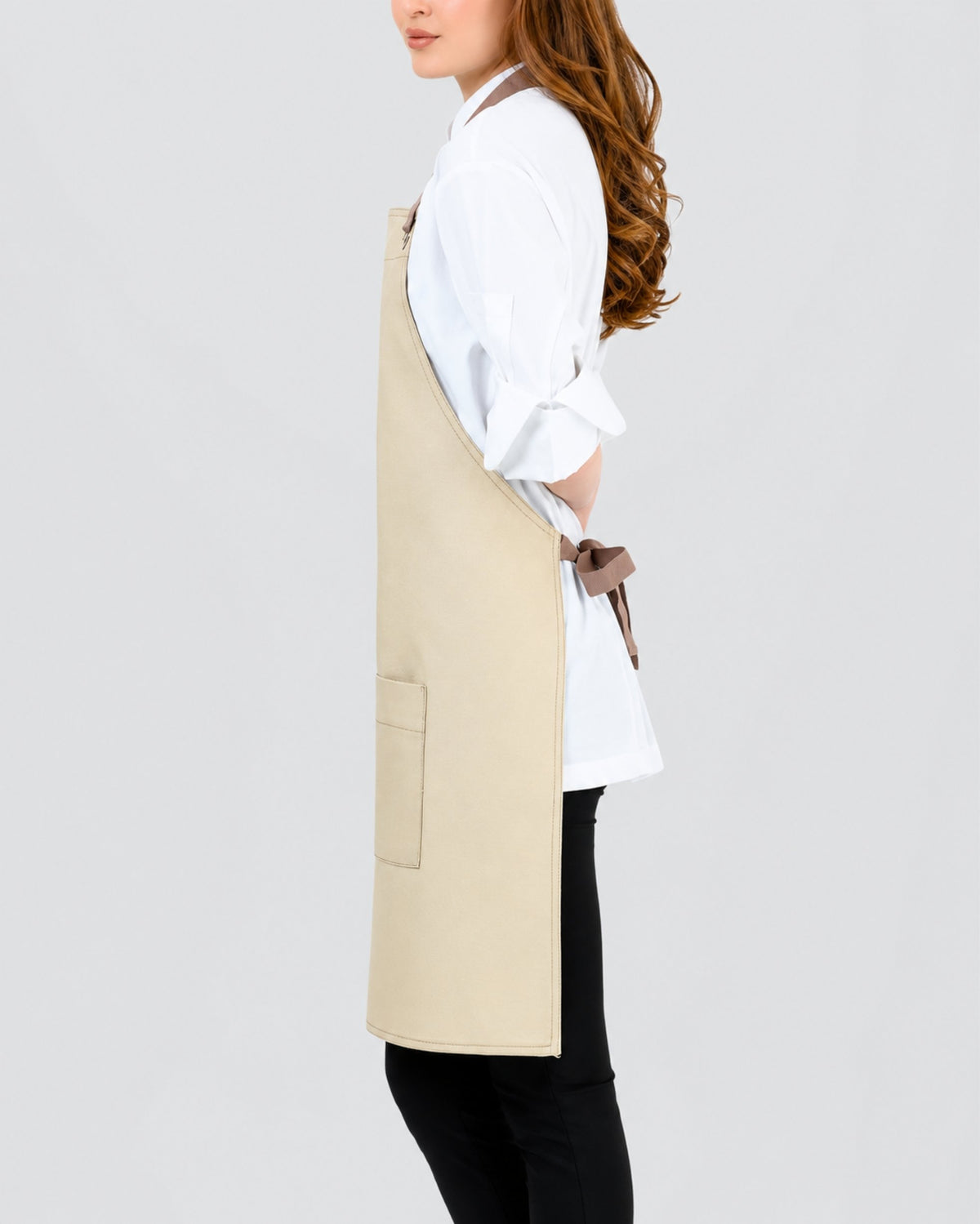 Custom branded henry apron for cafés, restaurants and hospitality businesses – IF Brand Works (view 28)