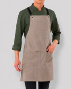 Custom branded arthur apron for cafés, restaurants and hospitality businesses – IF Brand Works (view 7)