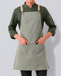Custom branded arthur apron for cafés, restaurants and hospitality businesses – IF Brand Works (view 3)