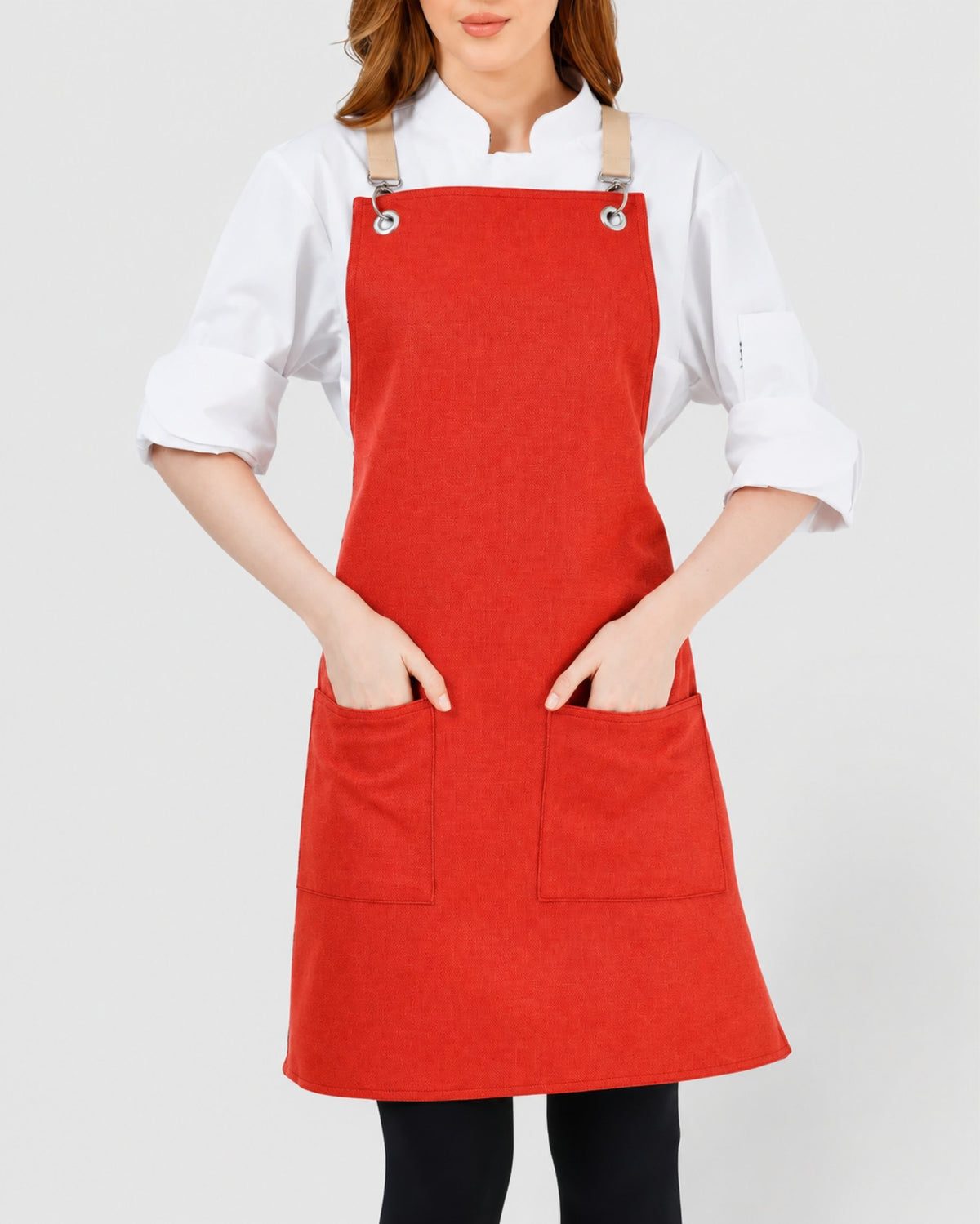 Custom branded arthur apron for cafés, restaurants and hospitality businesses – IF Brand Works (view 18)