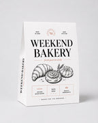 Custom branded white paper grab bag