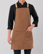 Custom branded arthur apron for cafés, restaurants and hospitality businesses – IF Brand Works (view 8)