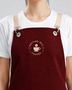 Custom branded arthur apron for cafés, restaurants and hospitality businesses – IF Brand Works (view 2)