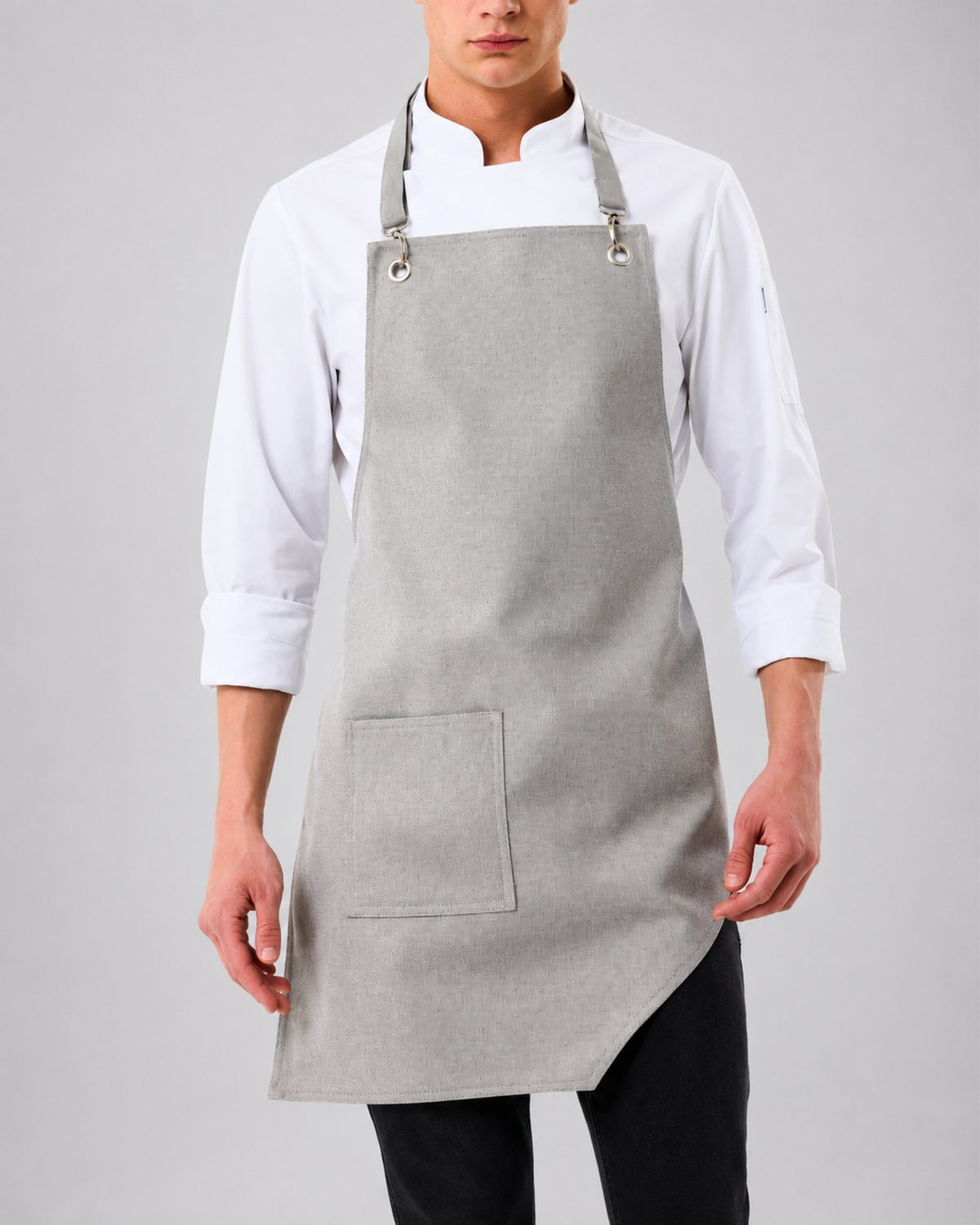 Custom branded elizabeth apron for cafés, restaurants and hospitality businesses – IF Brand Works (view 4)