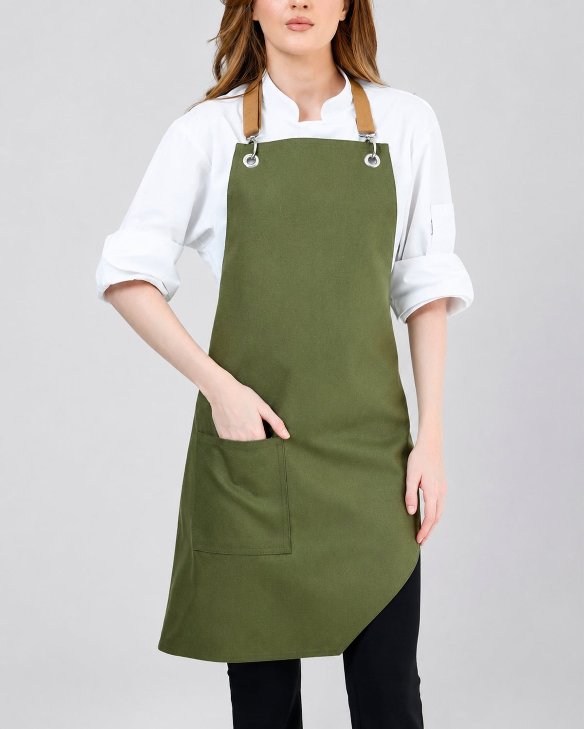 Custom branded elizabeth apron for cafés, restaurants and hospitality businesses – IF Brand Works (view 22)