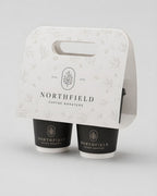 Custom branded coffee cup carriers for cafés, restaurants and hospitality businesses – IF Brand Works (view 3)