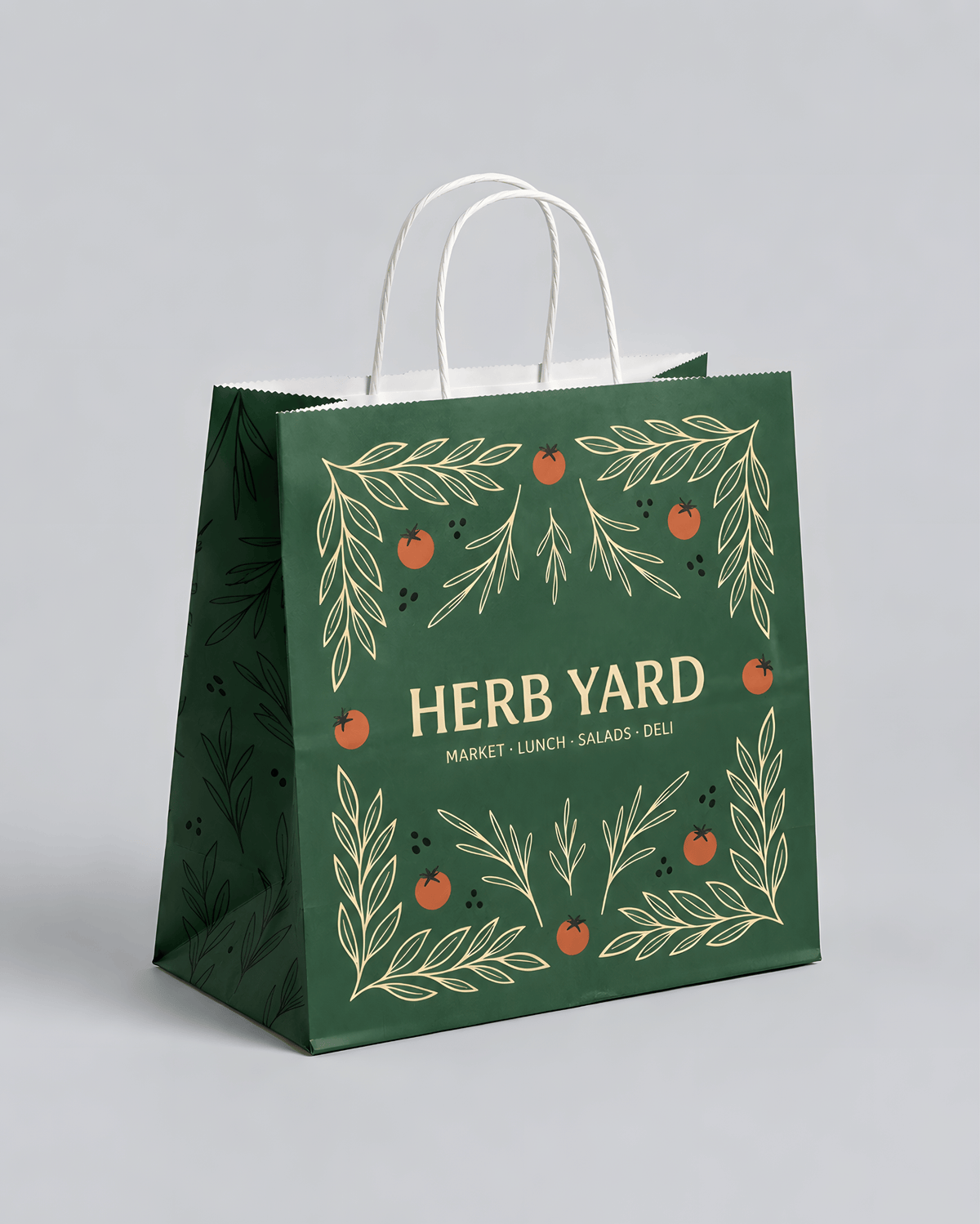 White Twisted Handle Paper Bags