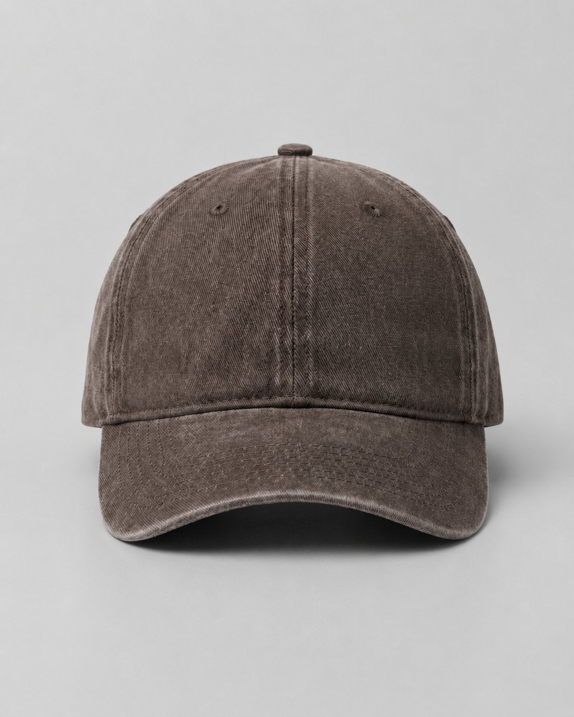 Custom branded washed gabardine cap