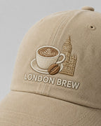Custom branded washed gabardine cap for cafés, restaurants and hospitality businesses – IF Brand Works (view 15)
