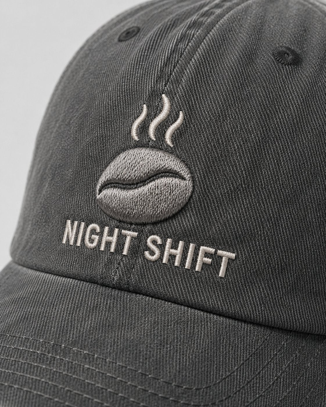 Custom branded washed gabardine cap for cafés, restaurants and hospitality businesses – IF Brand Works (view 17)
