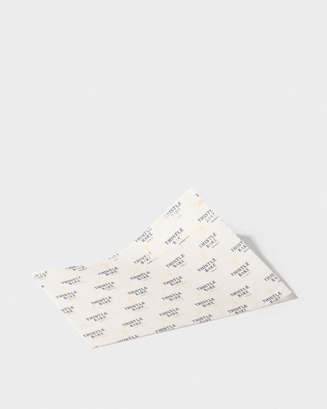 Custom branded small greaseproof paper sheet