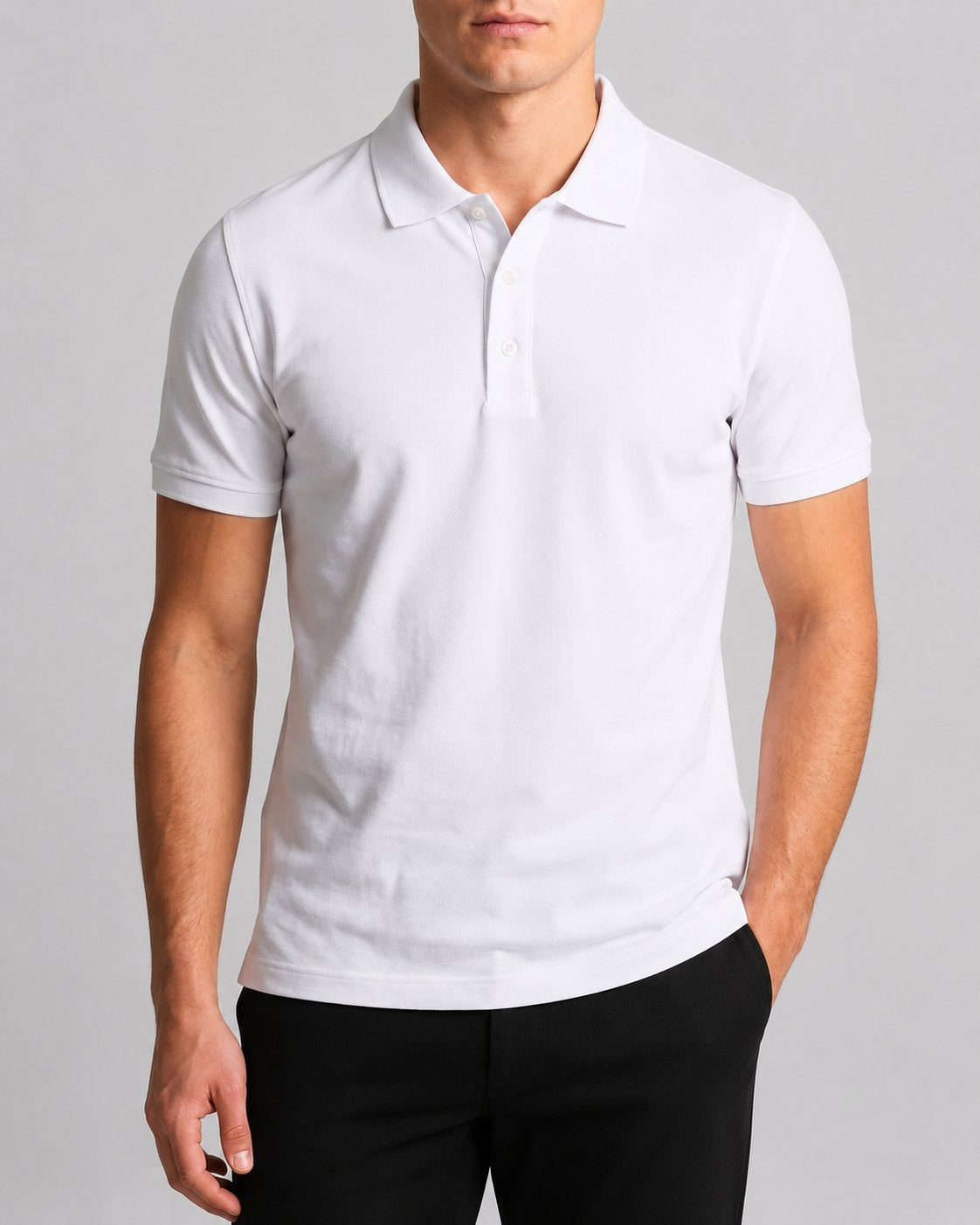 Custom branded polo shirt for cafés, restaurants and hospitality businesses – IF Brand Works (view 2)
