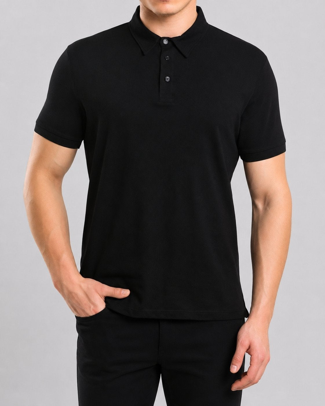 Custom branded polo shirt for staff uniforms