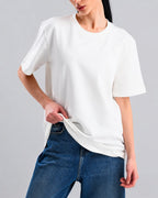 Custom branded classic crew neck t-shirt for cafés, restaurants and hospitality businesses – IF Brand Works (view 11)