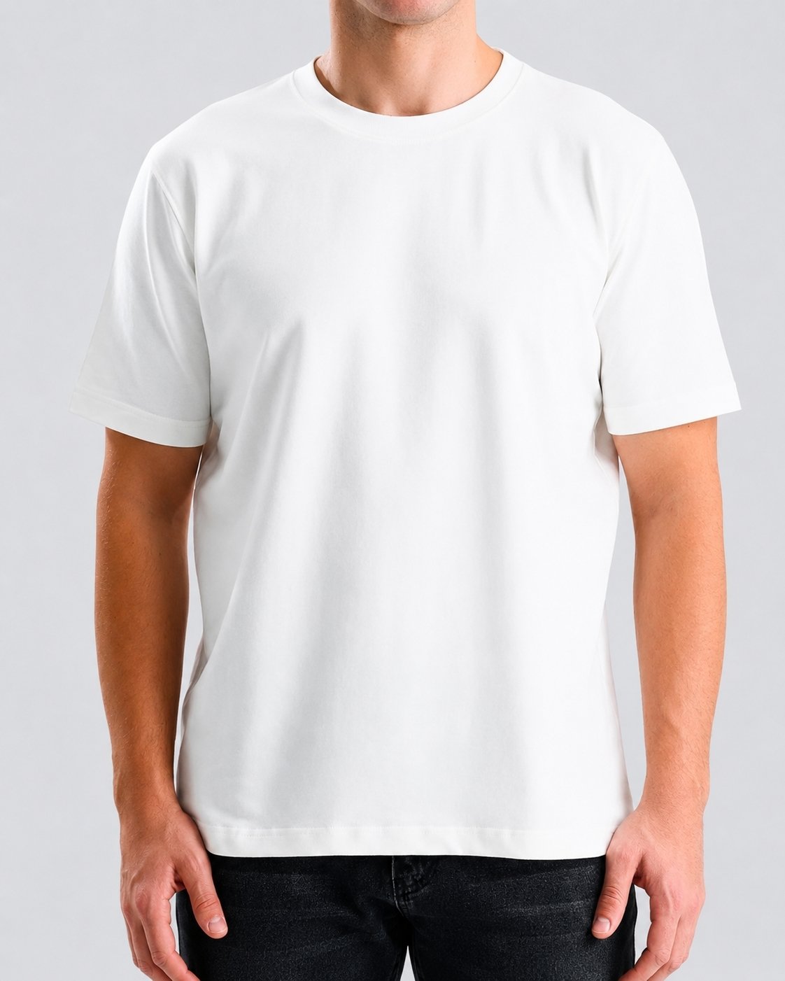 Custom branded classic crew neck t-shirt