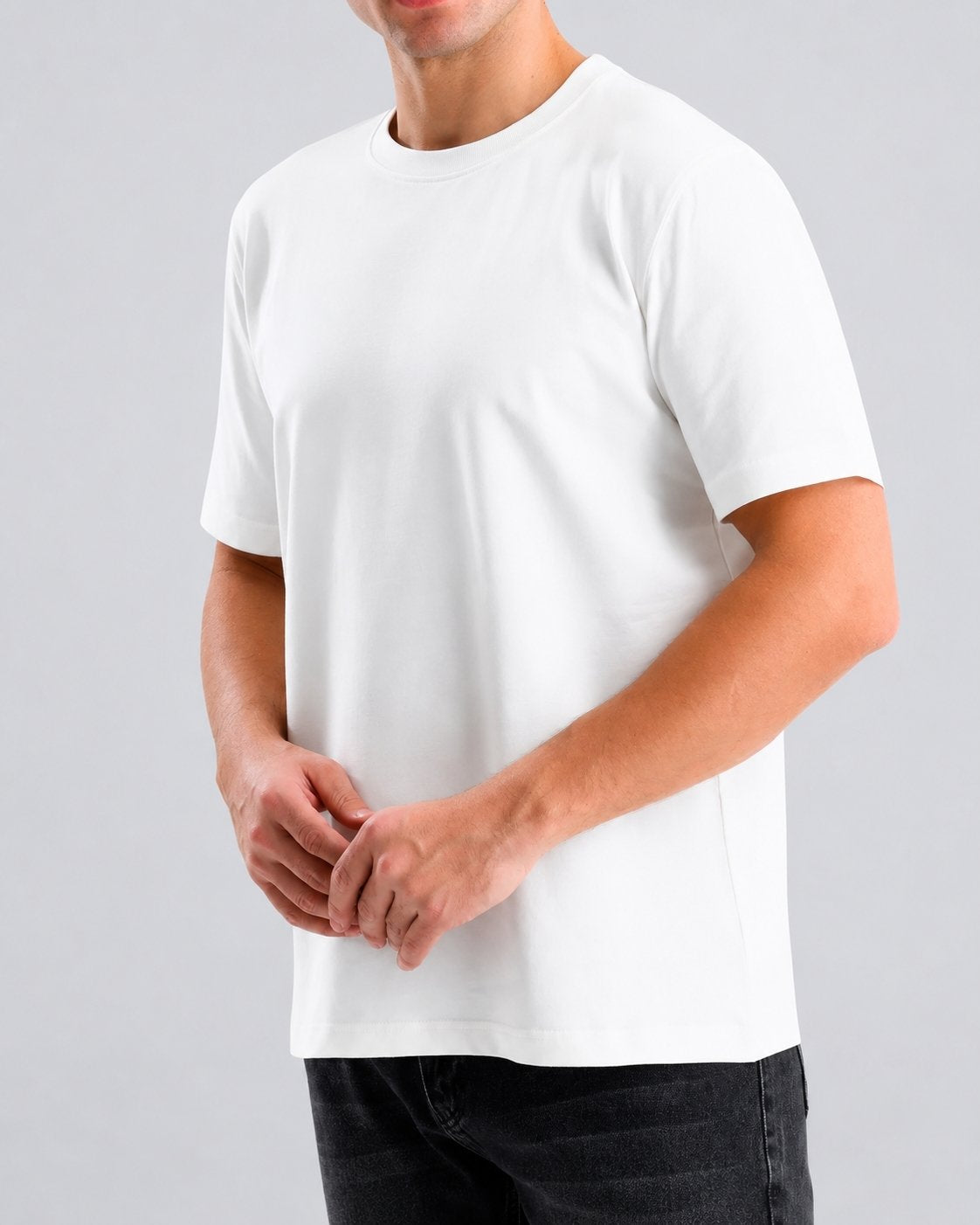 Custom branded classic crew neck t-shirt for cafés, restaurants and hospitality businesses – IF Brand Works (view 10)