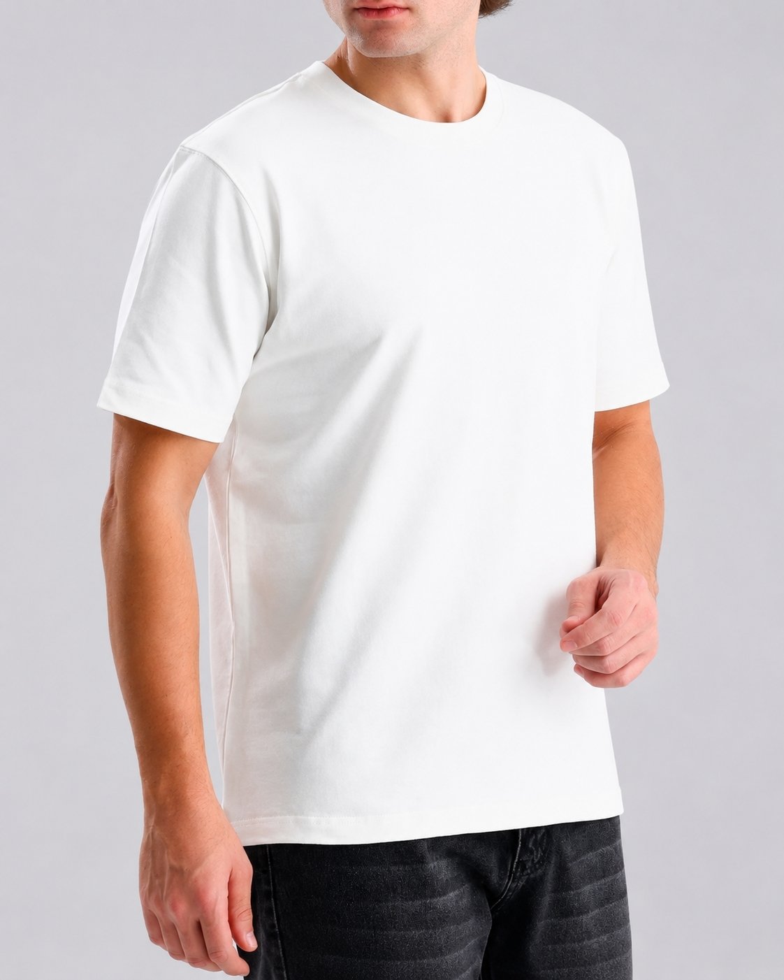 Custom branded classic crew neck t-shirt for cafés, restaurants and hospitality businesses – IF Brand Works (view 9)