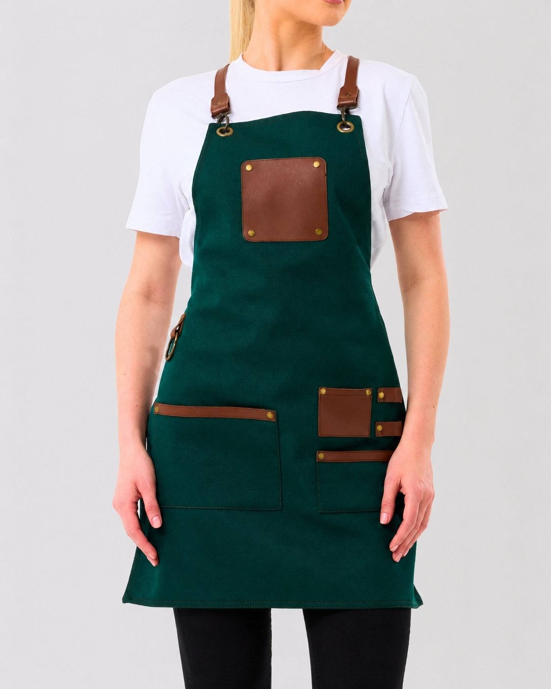 Victoria custom branded apron for cafe staff