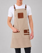 Custom branded victoria apron for cafés, restaurants and hospitality businesses – IF Brand Works (view 15)