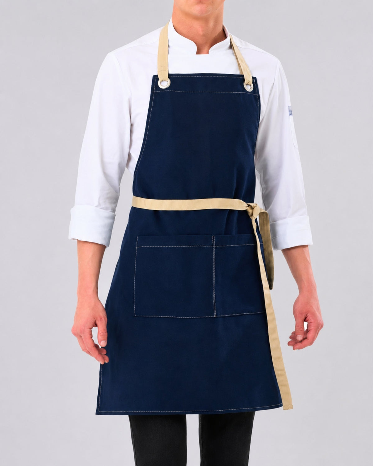 Custom branded henry apron for cafés, restaurants and hospitality businesses – IF Brand Works (view 8)