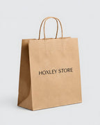 Custom branded brown twisted handle paper bag